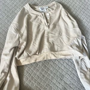 Princess Polly cropped sweatshirt